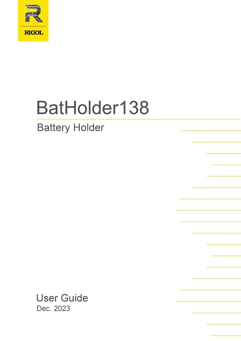 Rigol BatHolder138 user guide