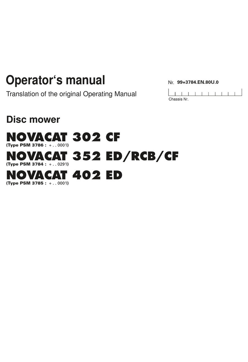 Pottinger NOVACAT 302 CF Operator's manual
