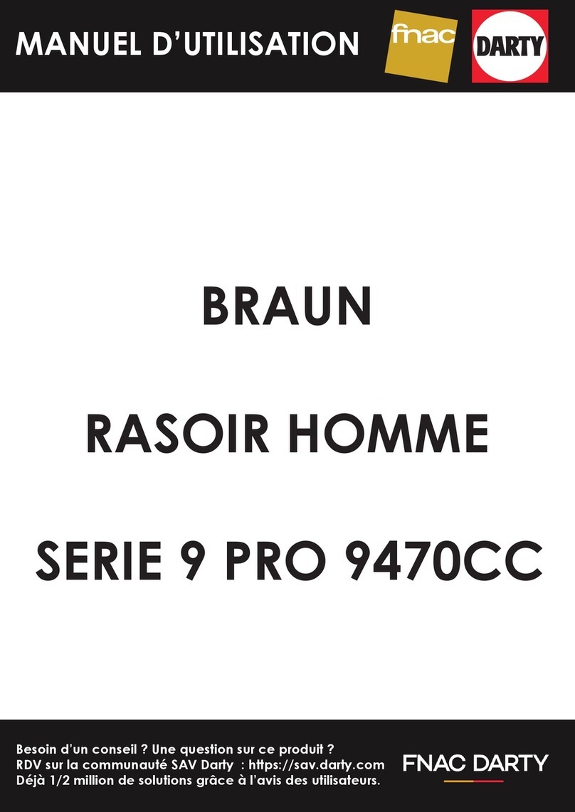 Braun 9 Pro 9470CC User manual