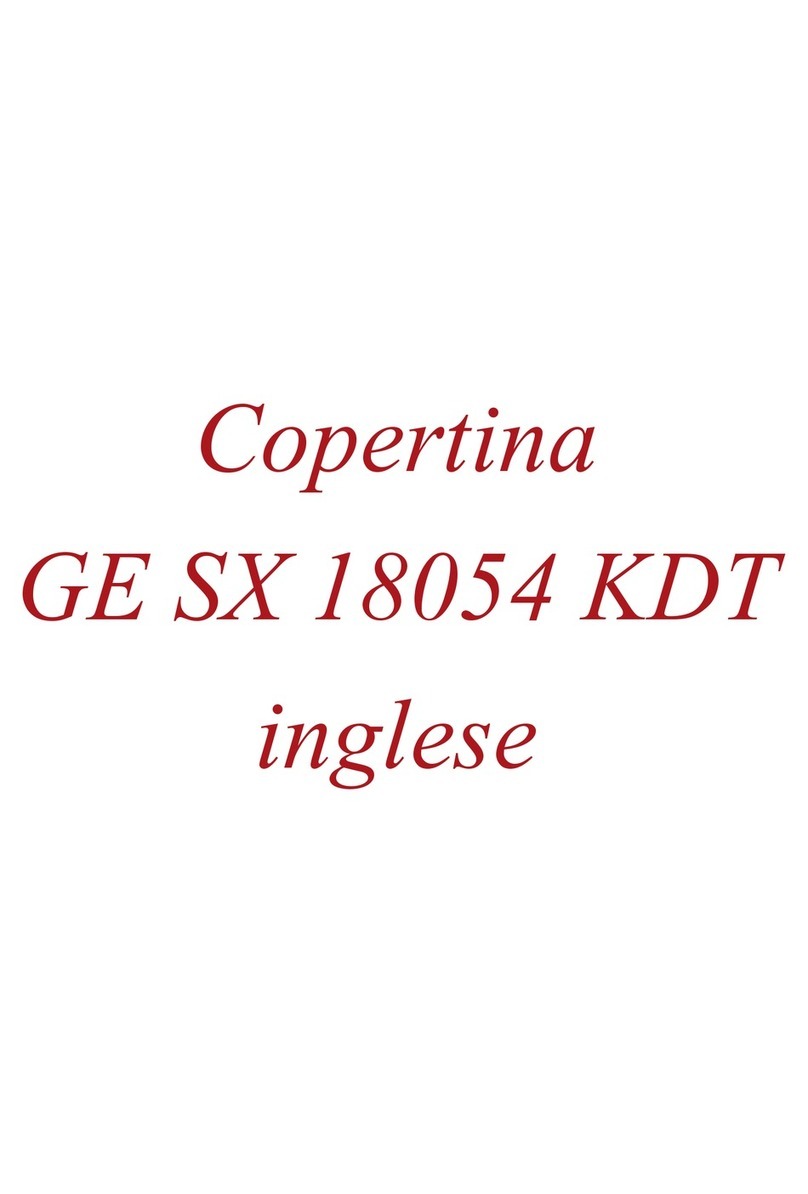 Mosa GE SX 18054 KDT manual