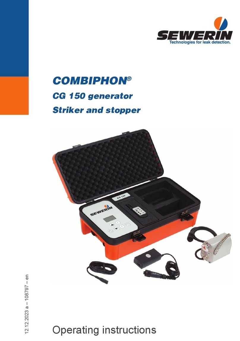 sewerin COMBIPHON CG 150 operating instructions