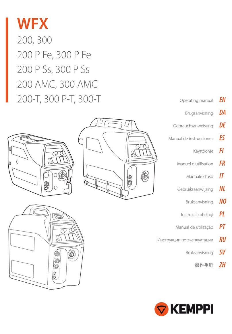 Kemppi WFX 200 User manual