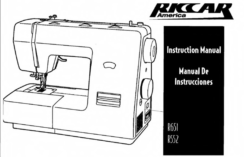 Riccar R552 instruction manual