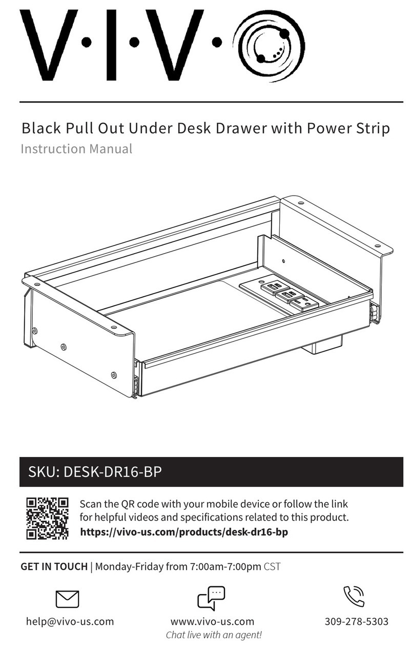 Vivo DESK-DR16-BP instruction manual