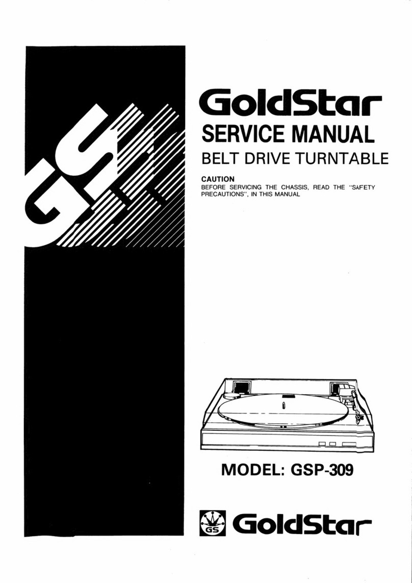 Goldstar GSP-309 Service manual