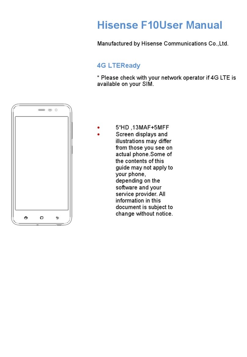 Hisense F10 User manual