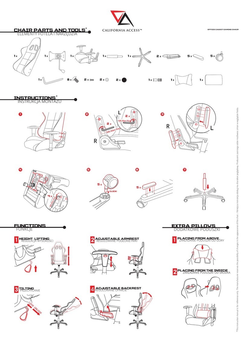 California Access CA2207 Assembly instructions California Access CA2207 Assembly instructions