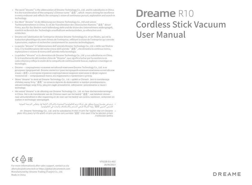 Dreame R10 User manual