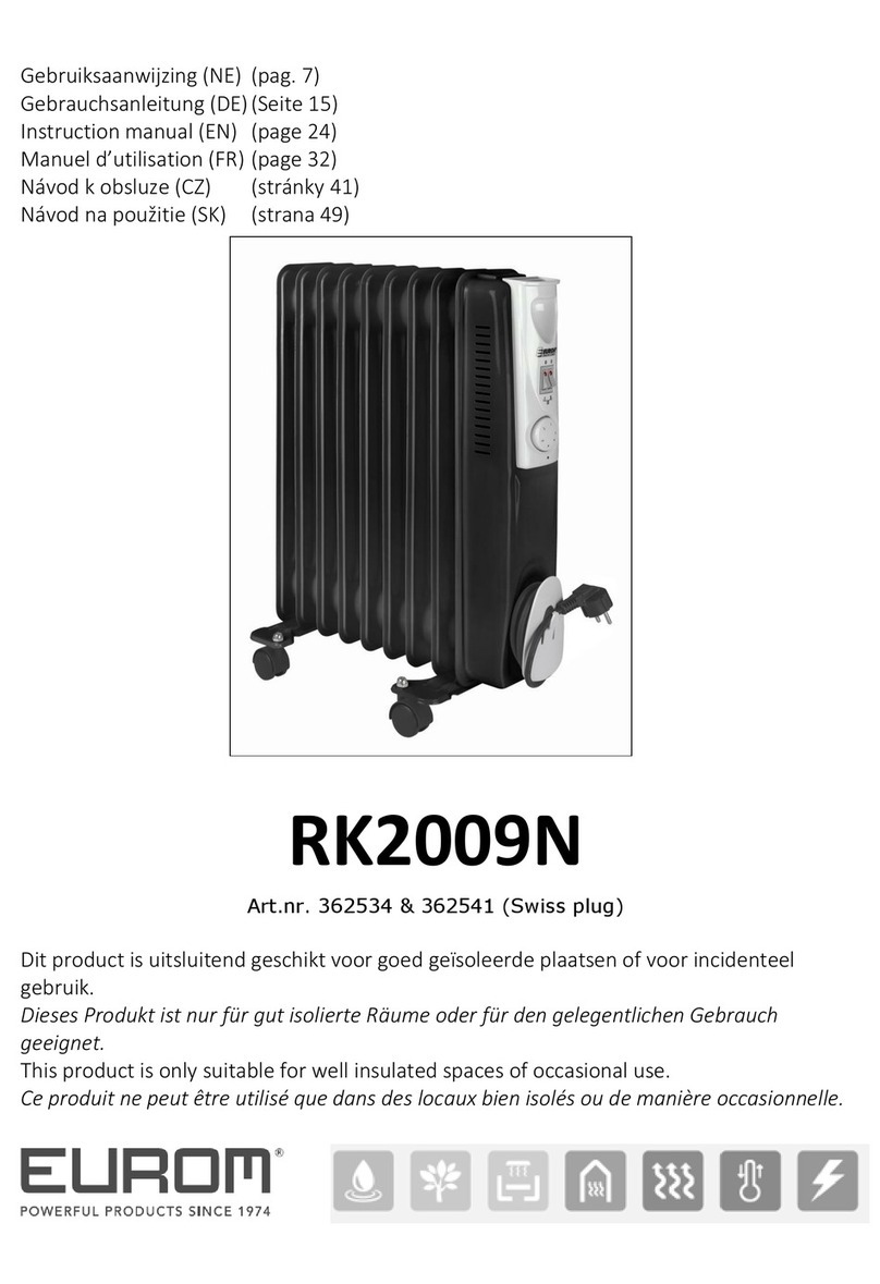 EUROM RK2009N User manual