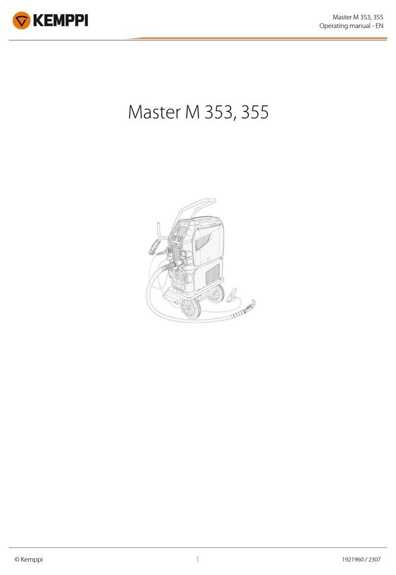 Kemppi Master M 353 User manual