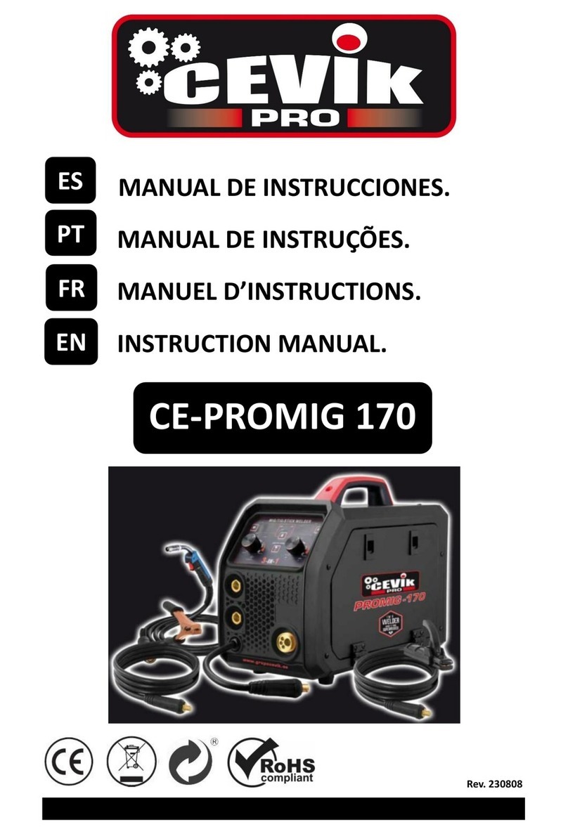 CEVIK CE-PROMIG 170 instruction manual