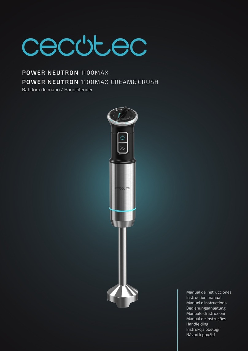 cecotec POWER NEUTRON 1100MAX instruction manual