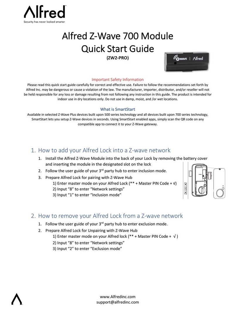 Alfred ZW2-PRO quick start guide