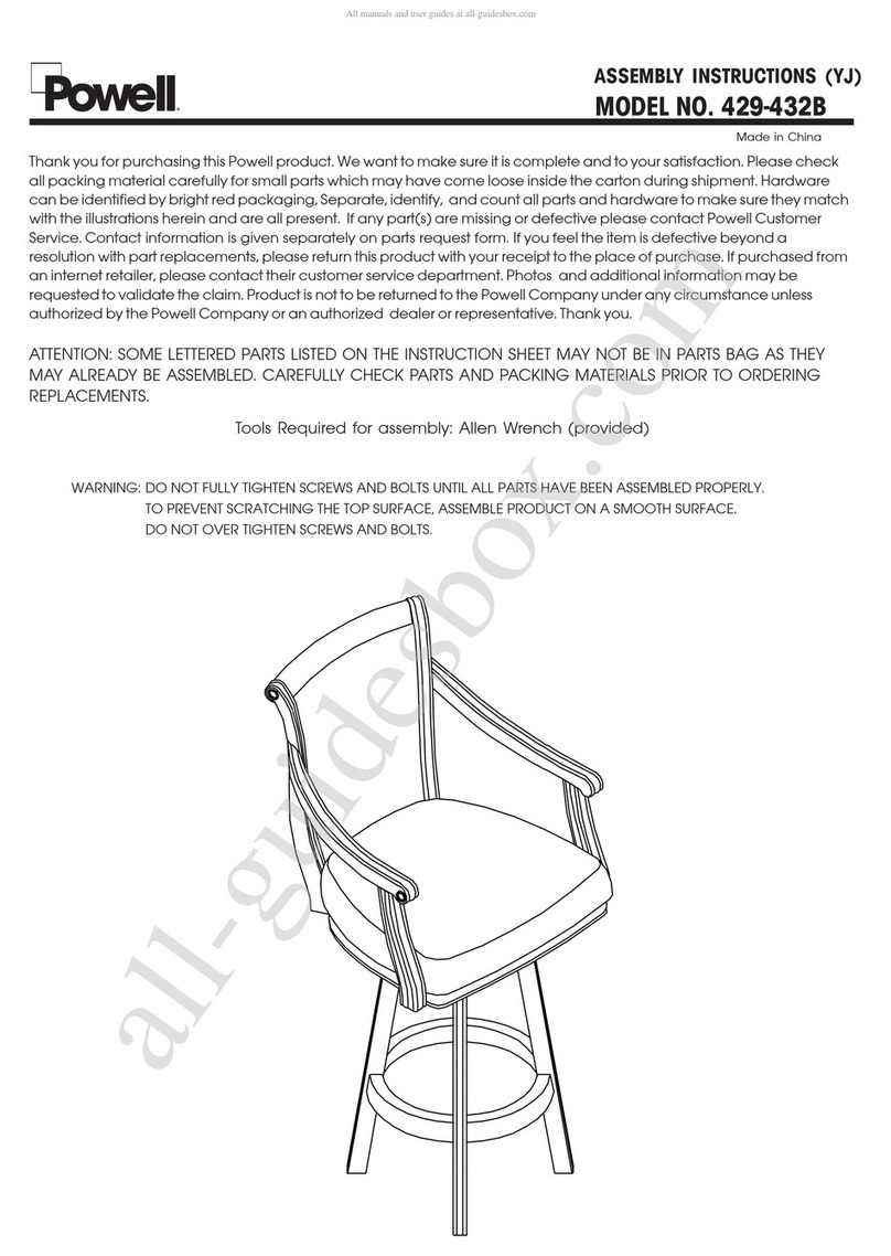 Powell 429-432B Assembly instructions