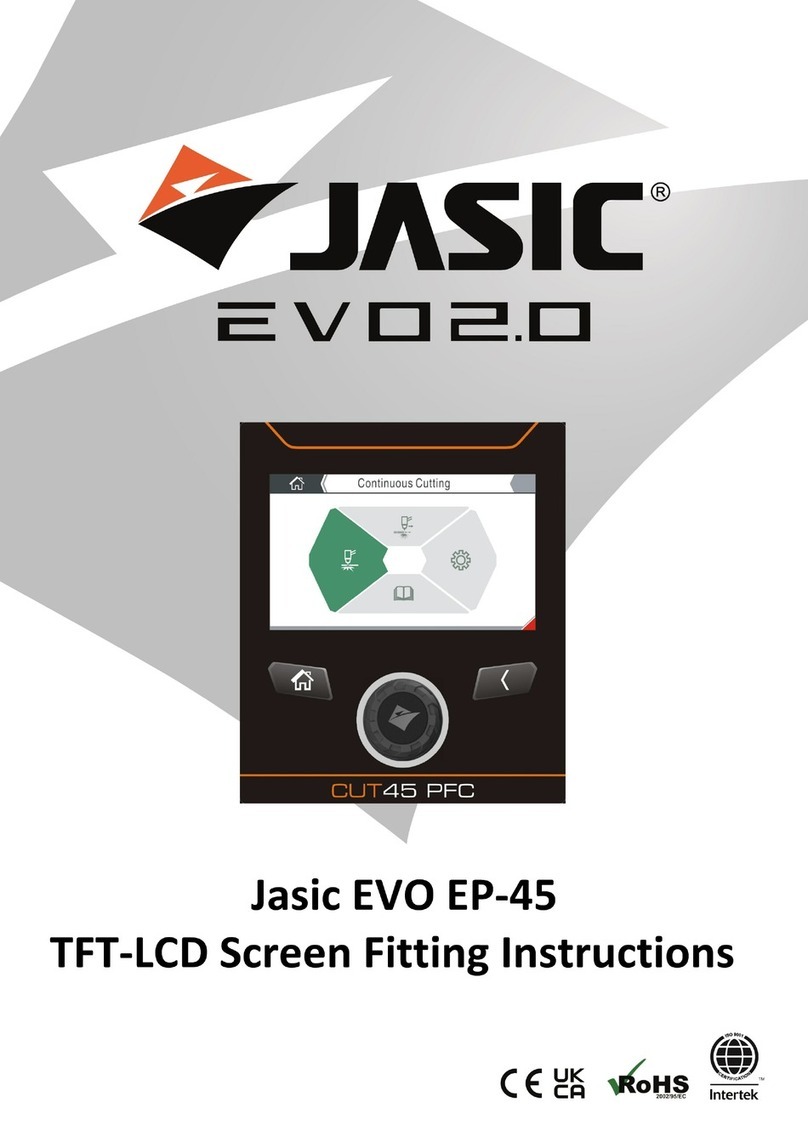 Jasic EVO 2.0 EP-45 Fitting instructions