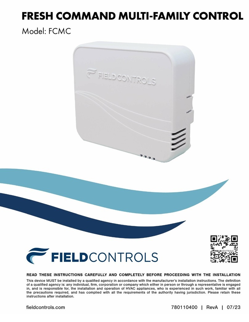 Field Controls FCMC User manual Field Controls FCMC User manual