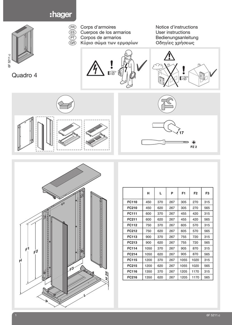 hager Quadro 4 User instructions