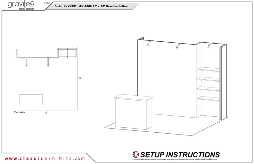 Classic Exhibits gravitee GK-1008 Setup instructions