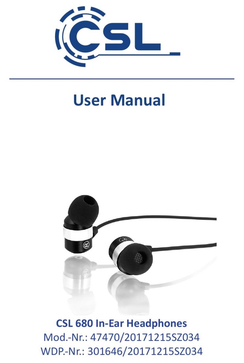 CSL 680 User manual