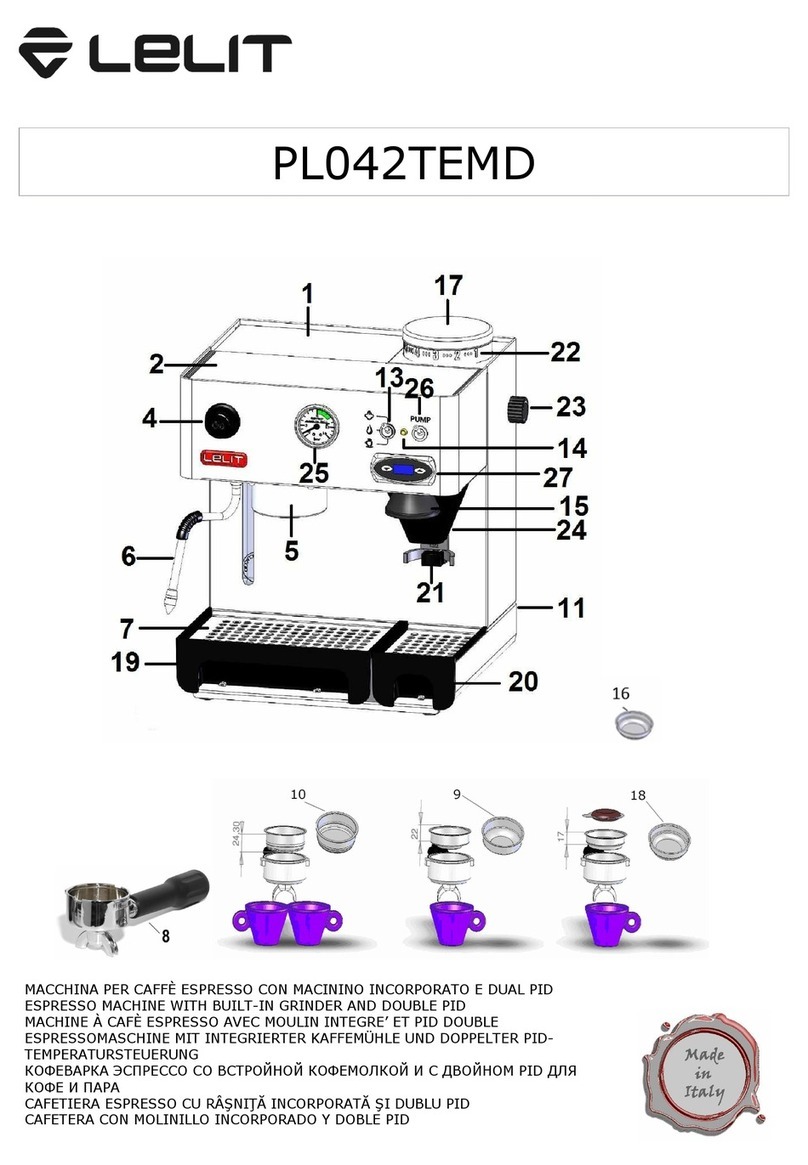 Lelit PL042TEMD User manual