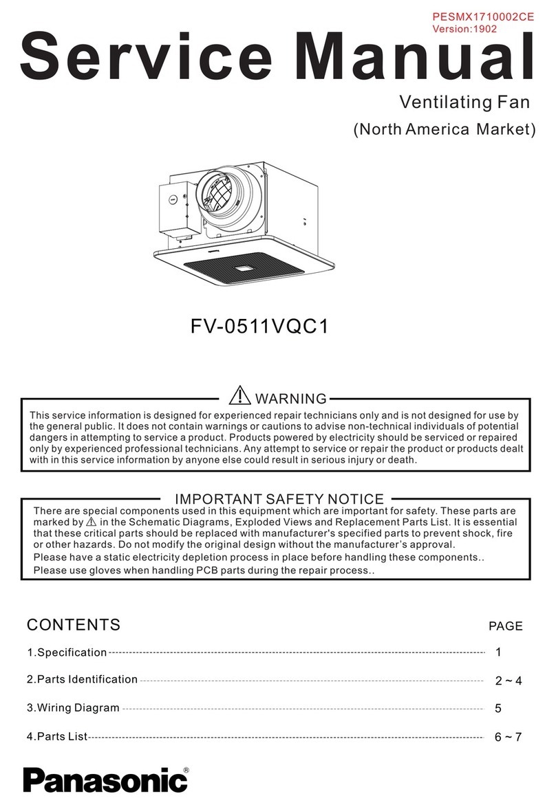 Panasonic FV-0511VQC1 User manual