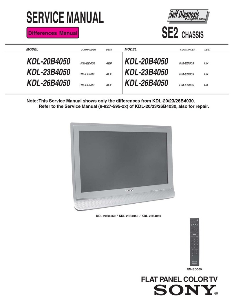 Sony KDL-20B4050 User manual