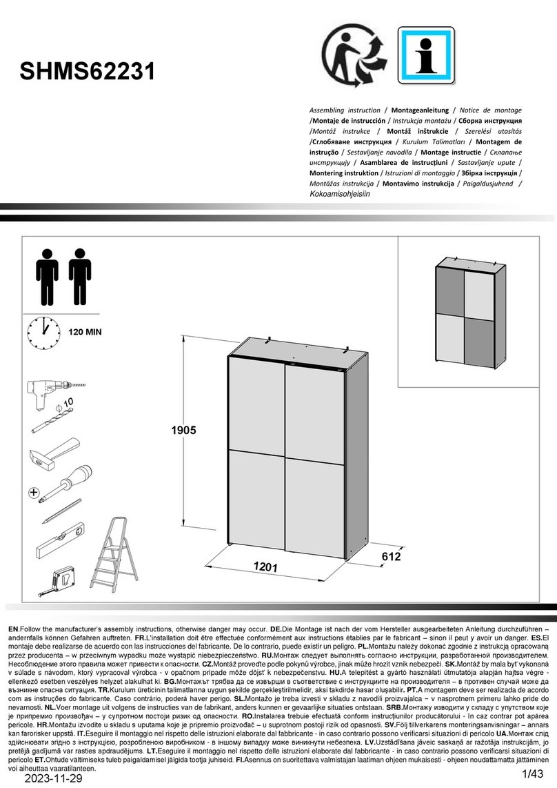 Forte SHMS62231 Assembling Instruction