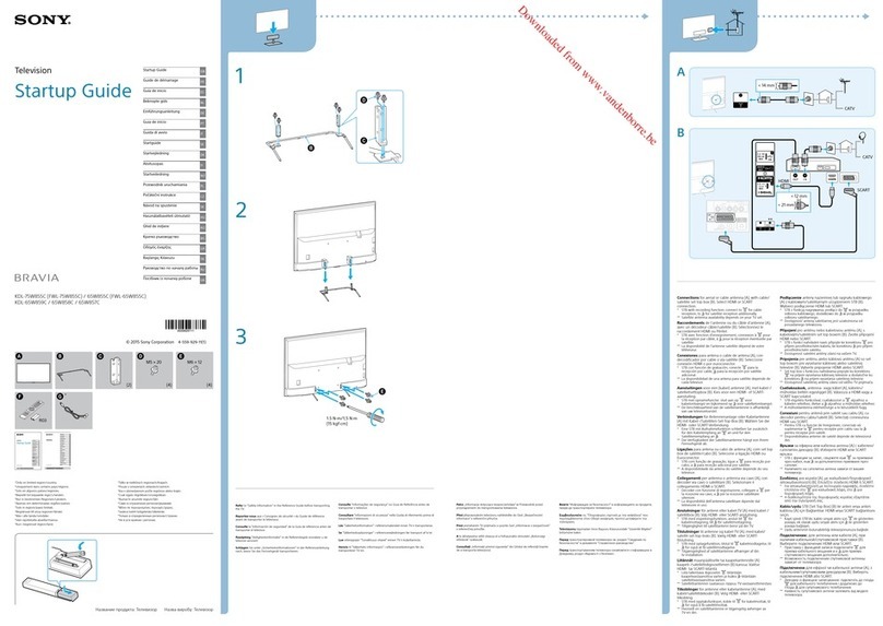 Sony Bravia KDL-65W855C User guide