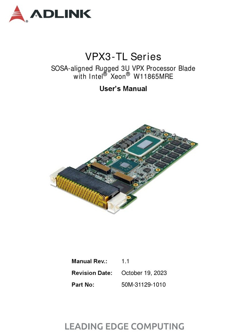 ADLINK Technology VPX3-TL Series User manual
