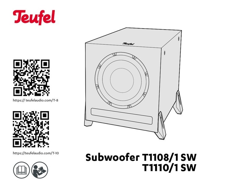 Teufel T 1108/1 SW manual