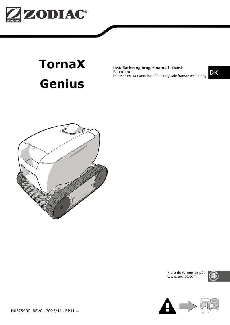 Zodiac TornaX Genius Installation and user manual Zodiac TornaX Genius Installation and user manual