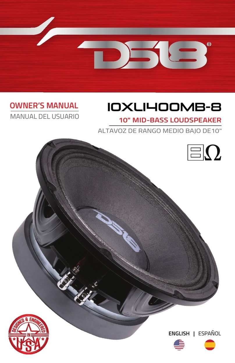 DS18 10XL1400MB-8 User manual