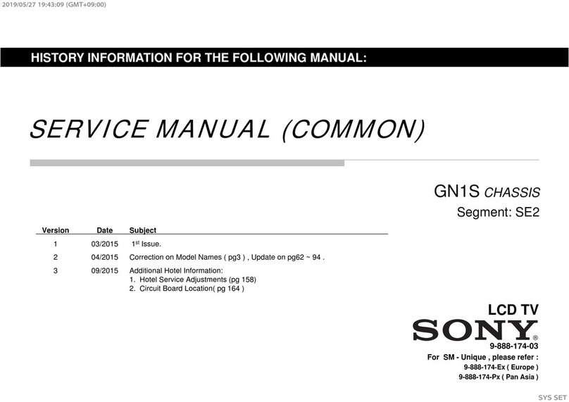 Sony KLV-32R4 E Series User manual