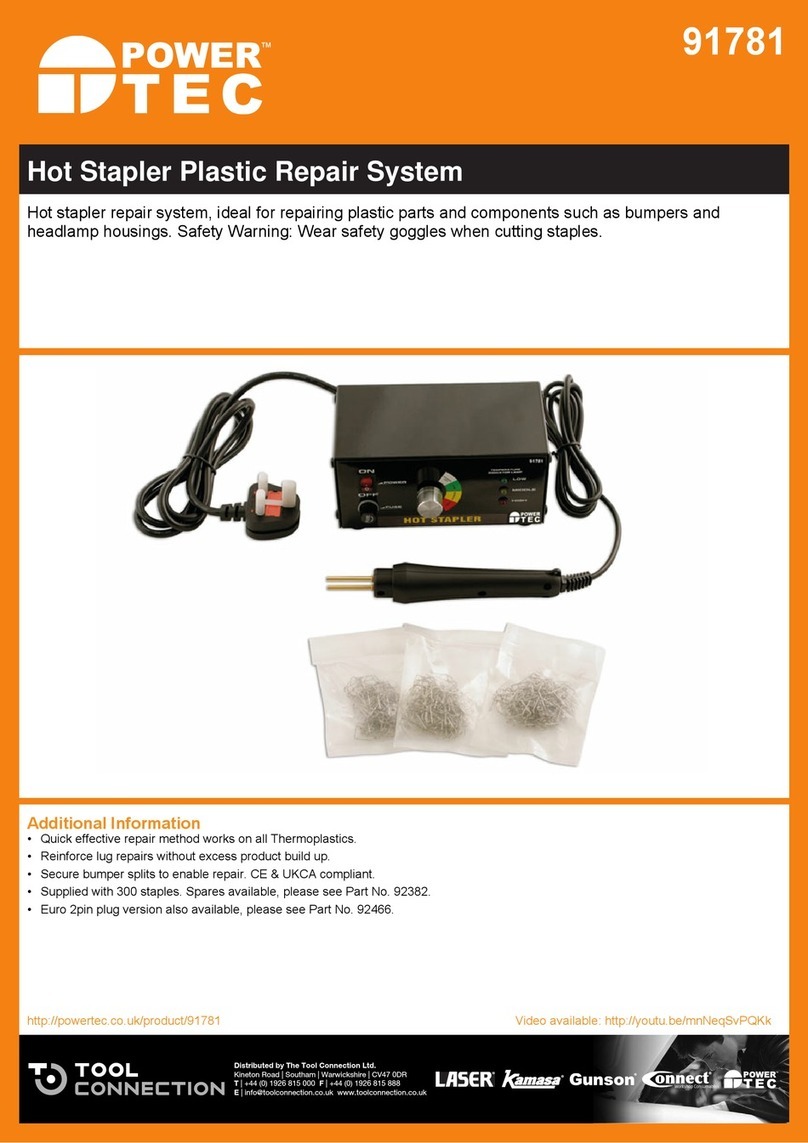 Power Tec 91781 quick start guide