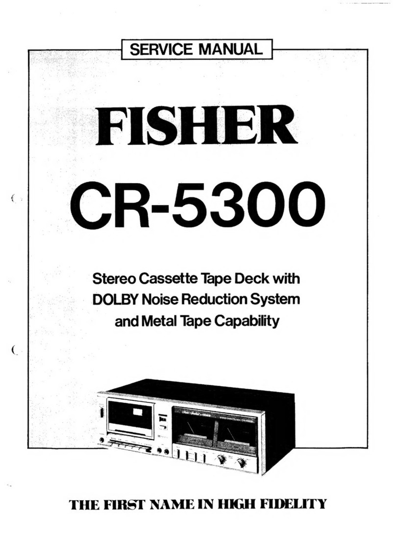 Fisher CR-5300 User manual
