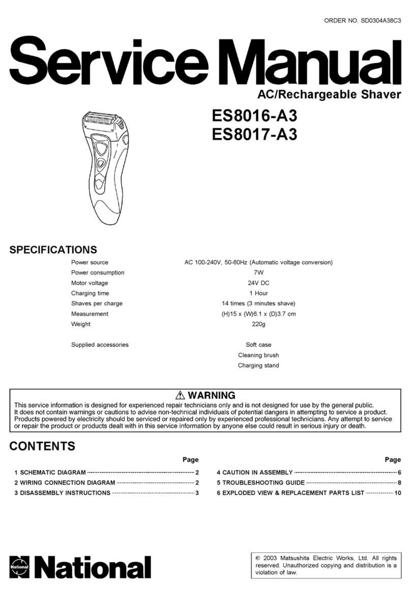 National ES8016-A3 Service manual