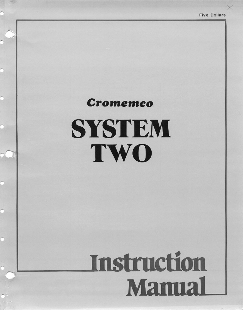 Cromemco SYSTEM TWO instruction manual