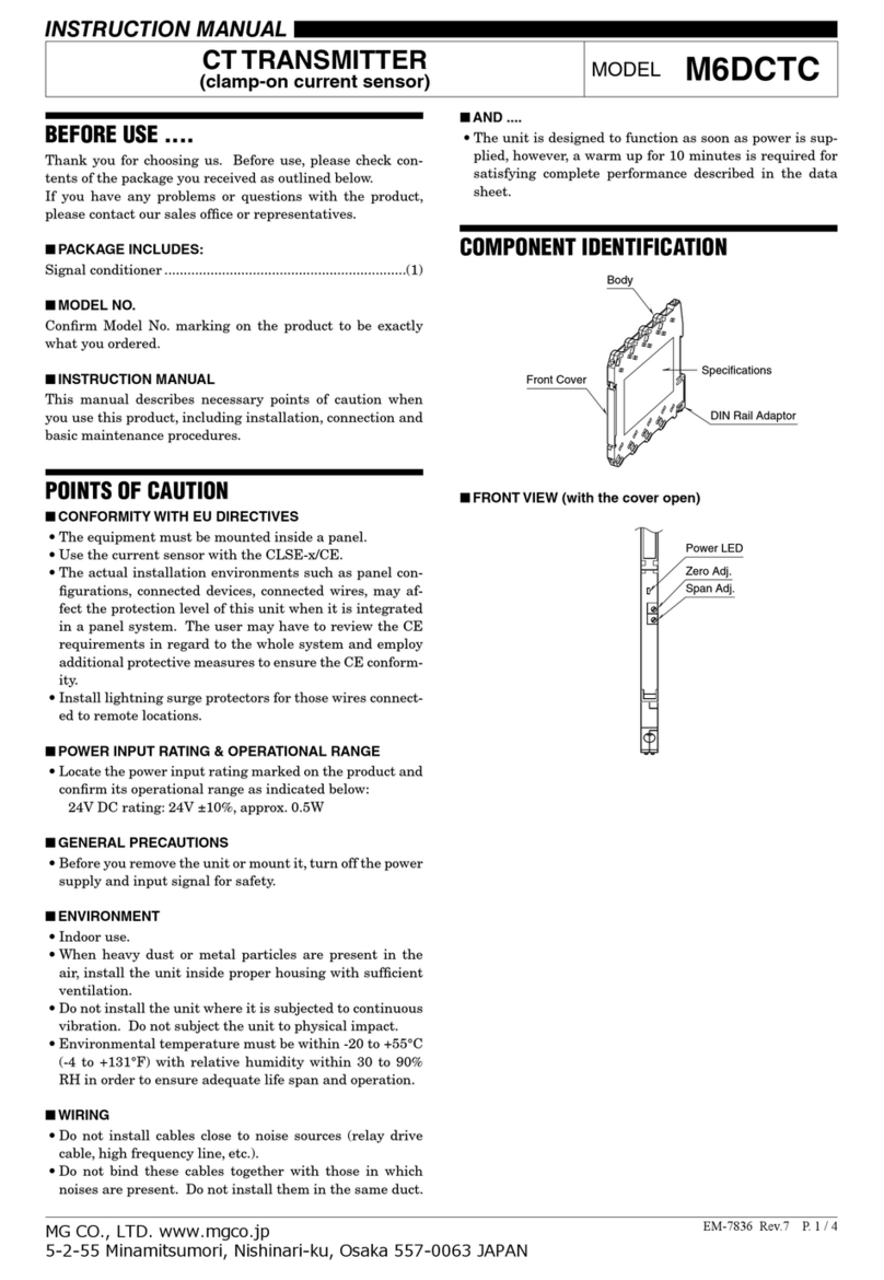 MG M6DCTC User manual