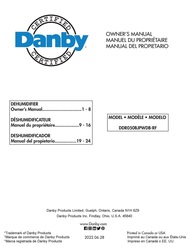 Danby DDR050BJPWDB-RF User manual