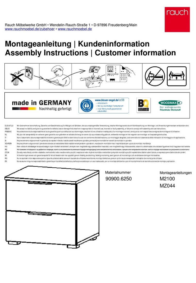 Rauch M2100 Assembly instructions