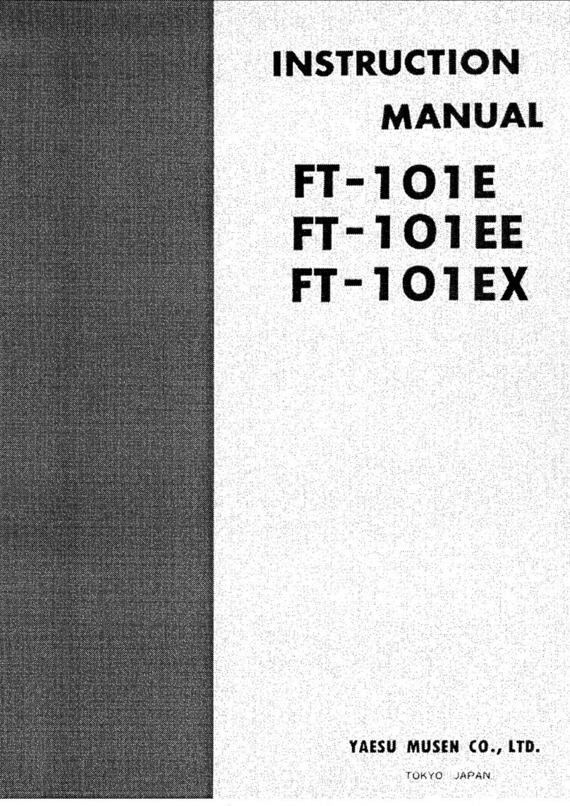 Yaesu FT-101E User manual
