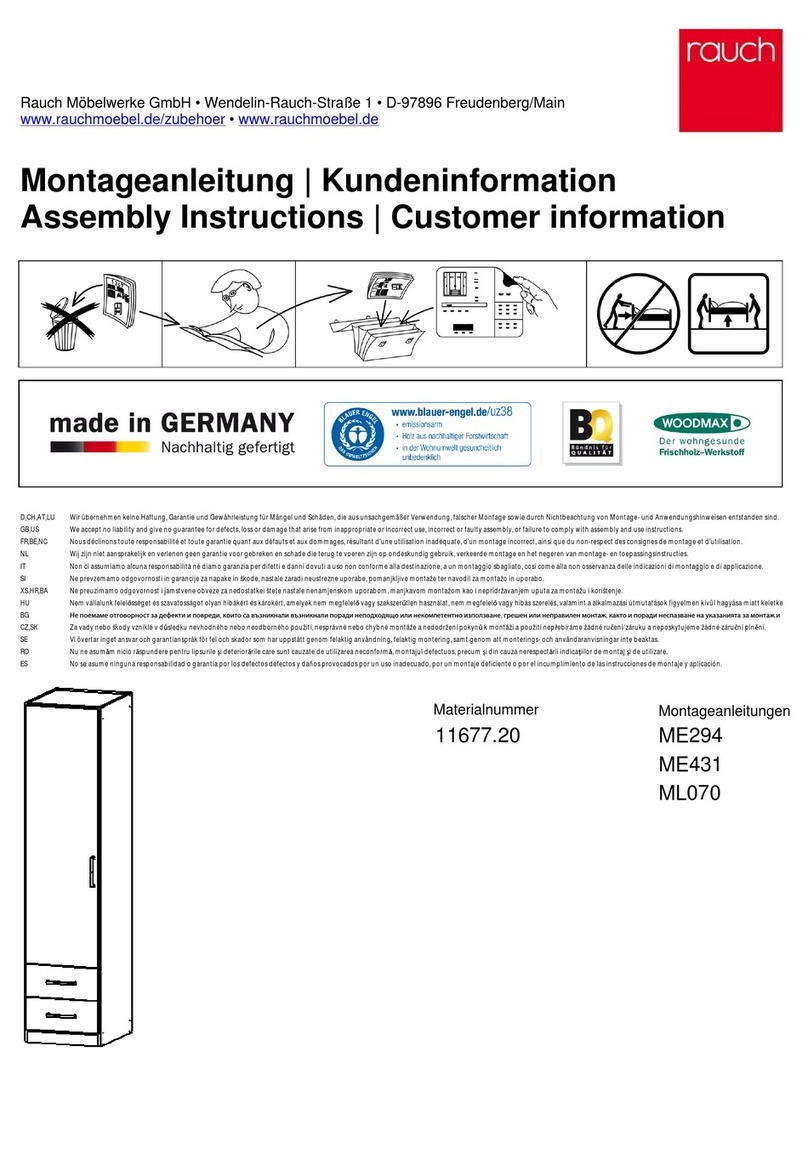 Rauch ME294 User manual Rauch ME294 User manual