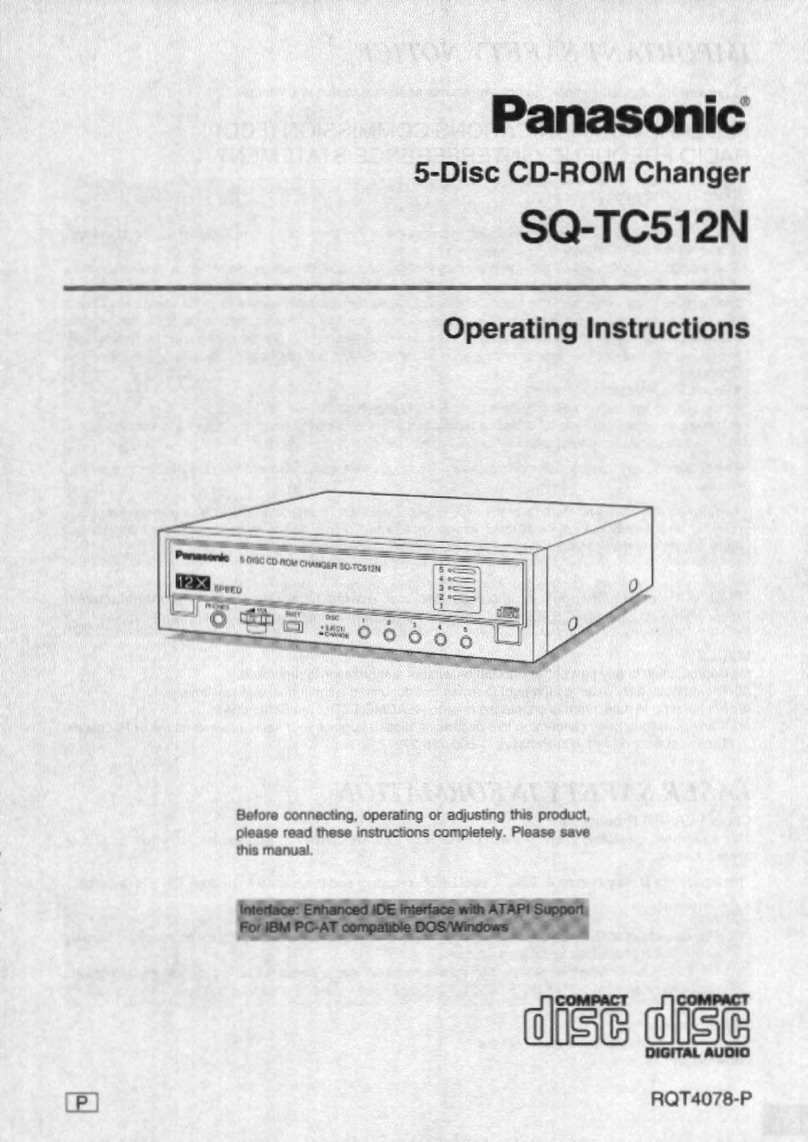 Panasonic SQ-TC512N User manual