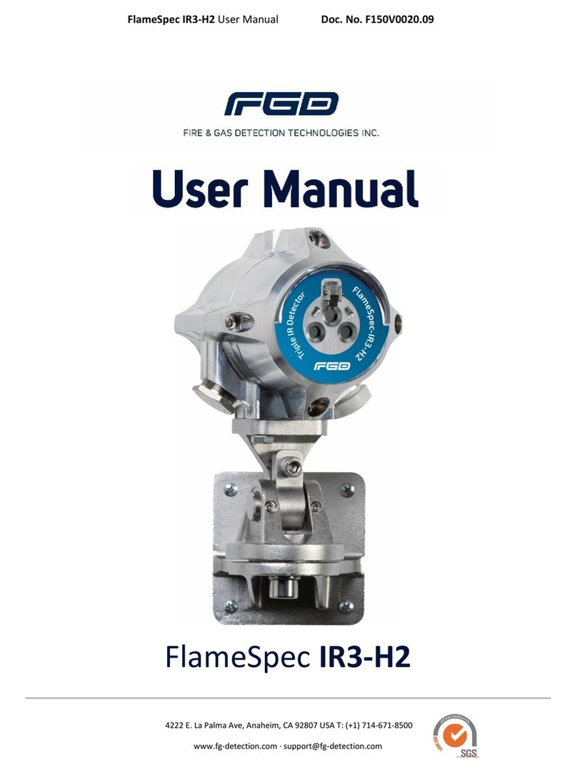 FGD FlameSpec IR3-H2 user manual