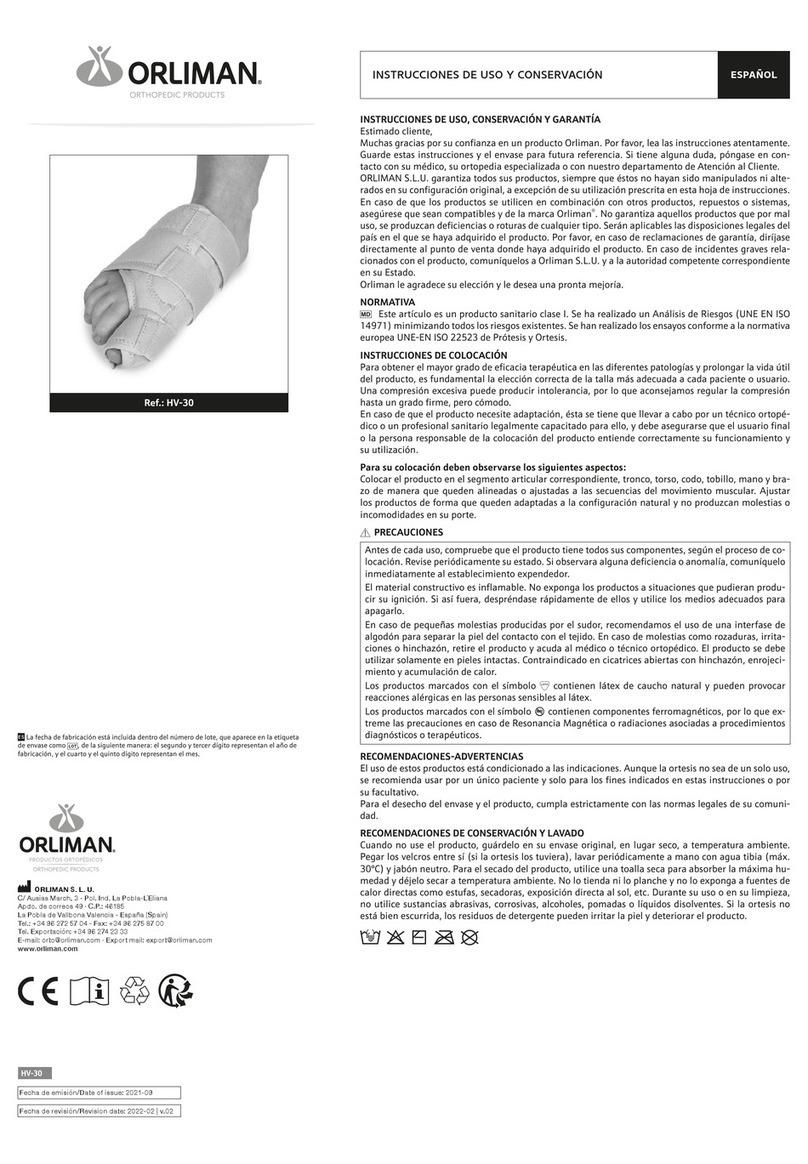 Orliman HV-30 Operation instructions