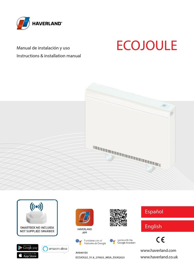 Haverland ECOJOULE Parts list manual Haverland ECOJOULE Parts list manual