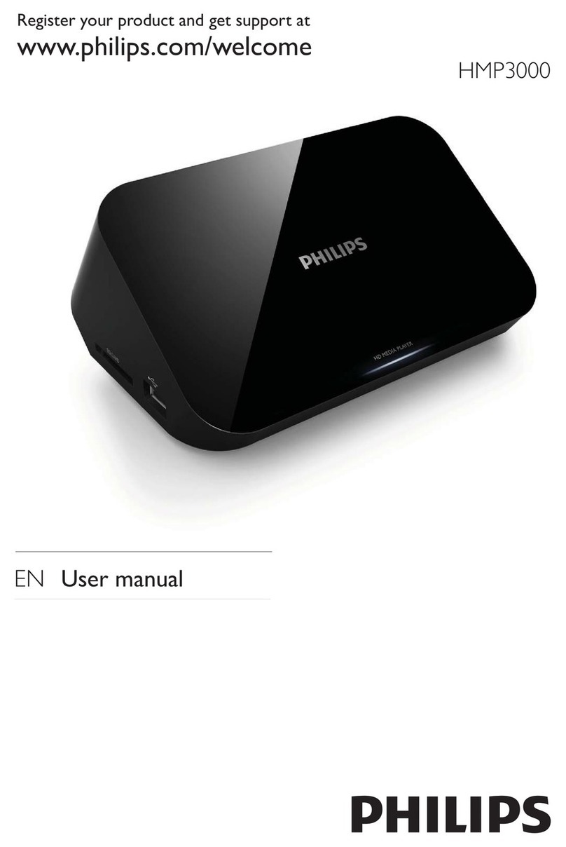 Philips HMP3000/93 user manual