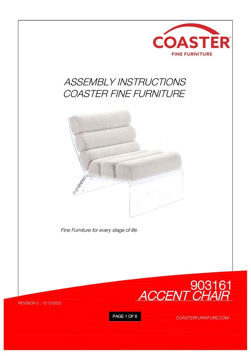 Coaster 903161 Assembly instructions