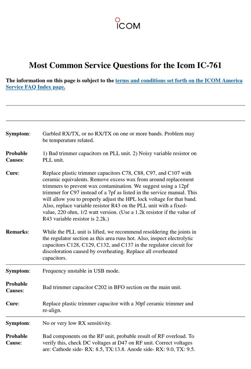 Icom IC-761 Instruction Manual Icom IC-761 Instruction Manual