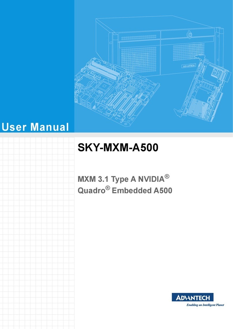 Advantech SKY-MXM-A500 User manual